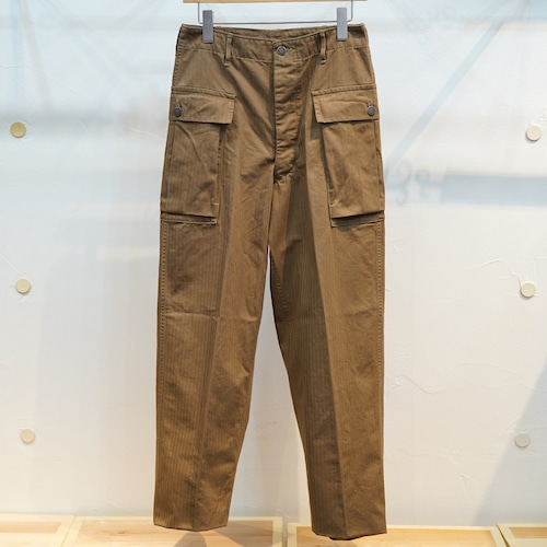 Workers（ワーカーズ）　M43トラウザーズ　ブラウンヘリンボーン