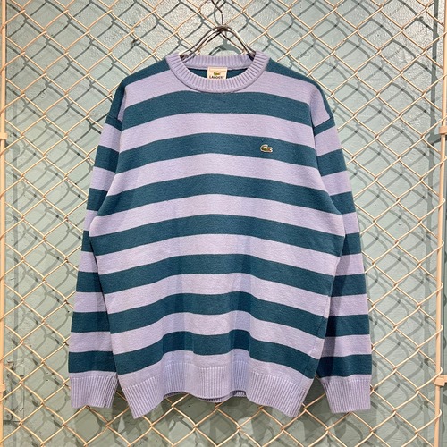 LACOSTE - Striped Knit Sweater