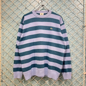 LACOSTE - Striped Knit Sweater