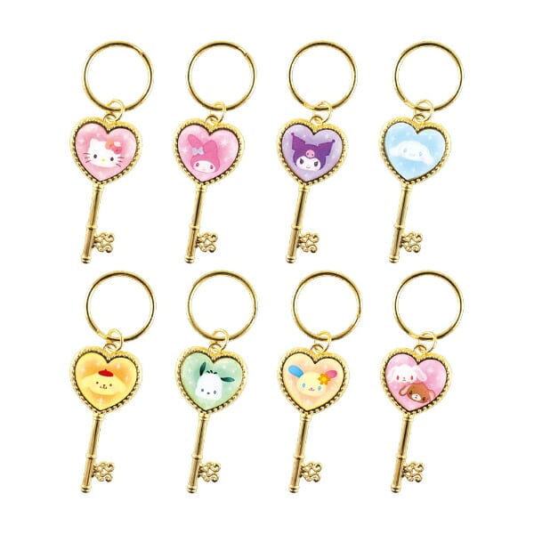 サンリオキャラクターズ ジュエルキーコレクション 全8種 コンプリート