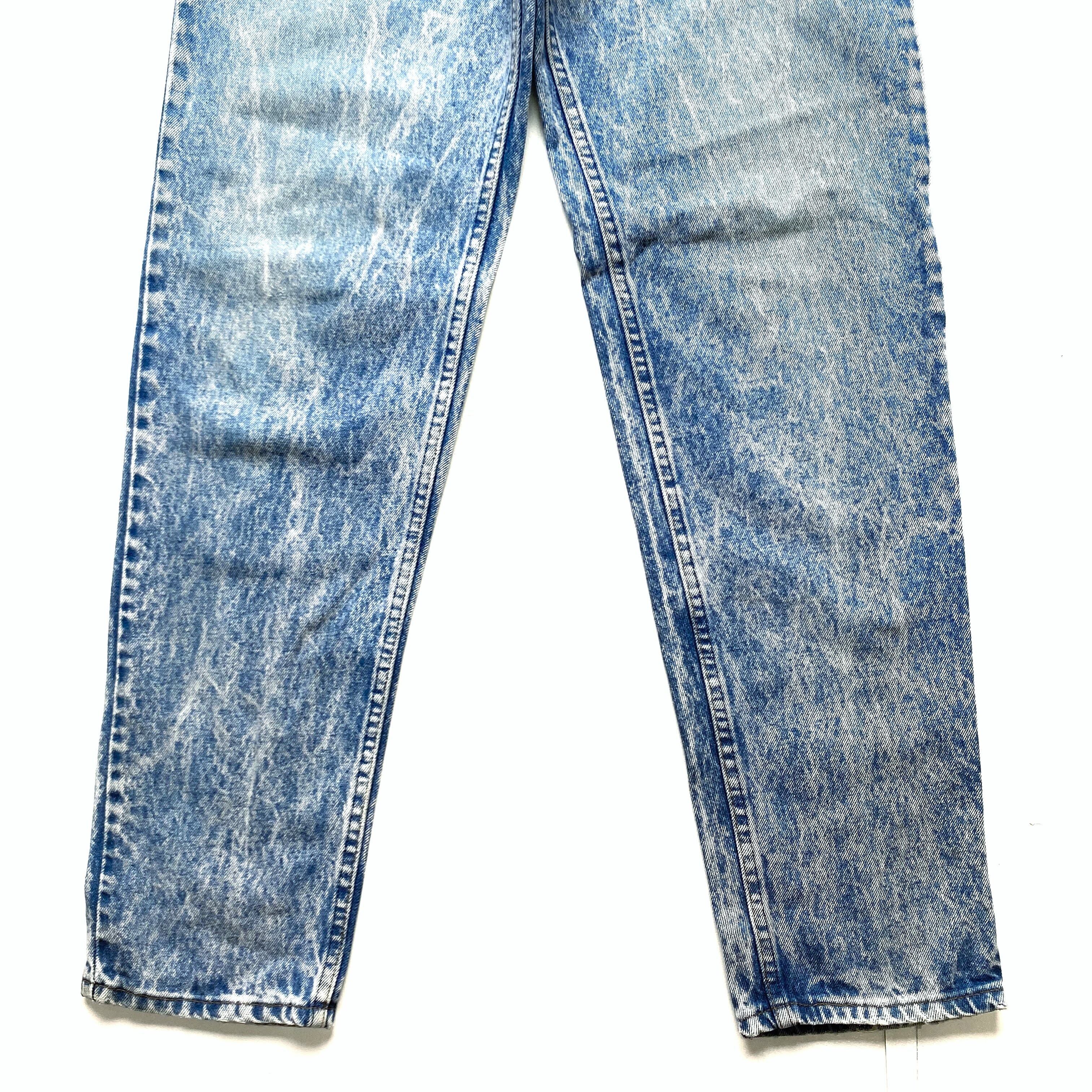 80年代 リーバイス Levi's 505 ケミカルウォッシュ テーパードジーンズ デニムパンツ USA製 レディースL(w28) ヴィンテージ /eaa337228