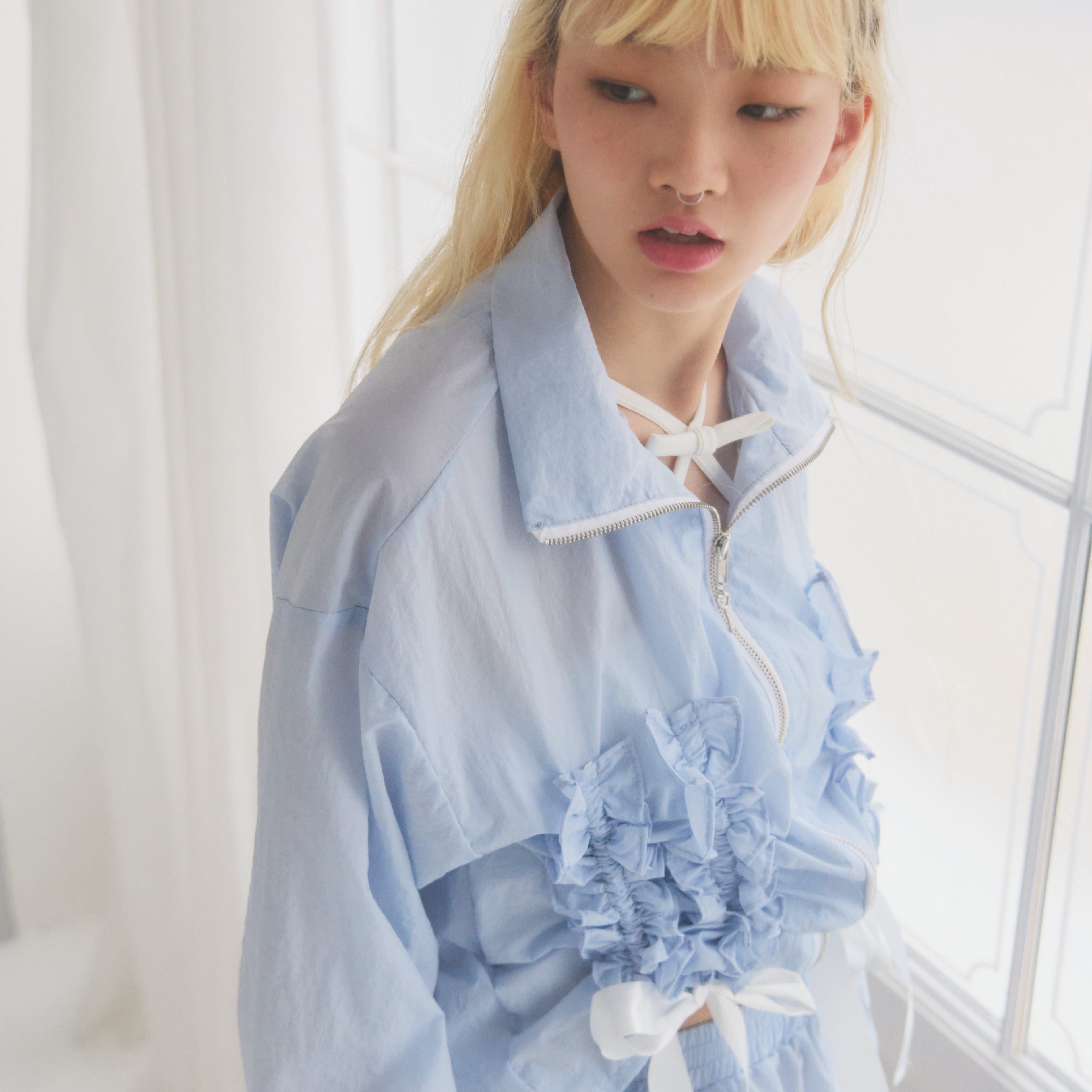 2wayフリルナイロンブルゾン | lilLilly official webstore