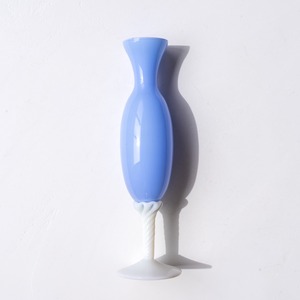 Milky Lavender Blue Vase