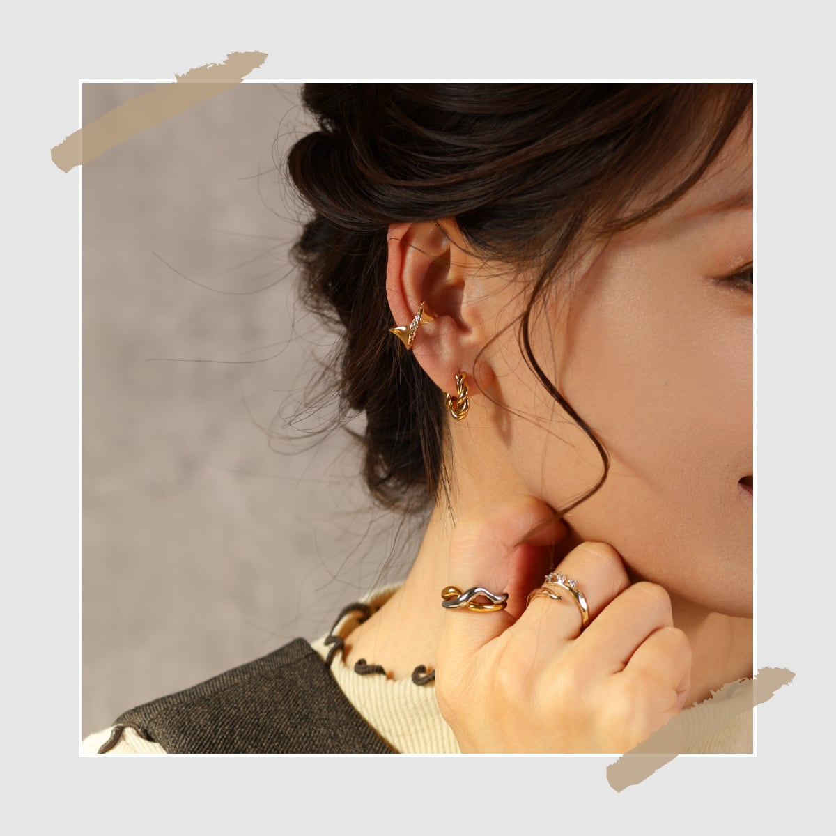 Pierce -Gold- | CRAIFE / クライフ - 感動のアクセサリー体験を
