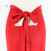 フラメンコ 衣装 ファルダ スカート レッド系 CANDELA ボランテ フリル 伸縮 ストレッチ 練習 レッスン 赤 無地 シンプル 紐 リボン ダンス衣装 イベント ステージ 上品 かわいい 落ち着いた色