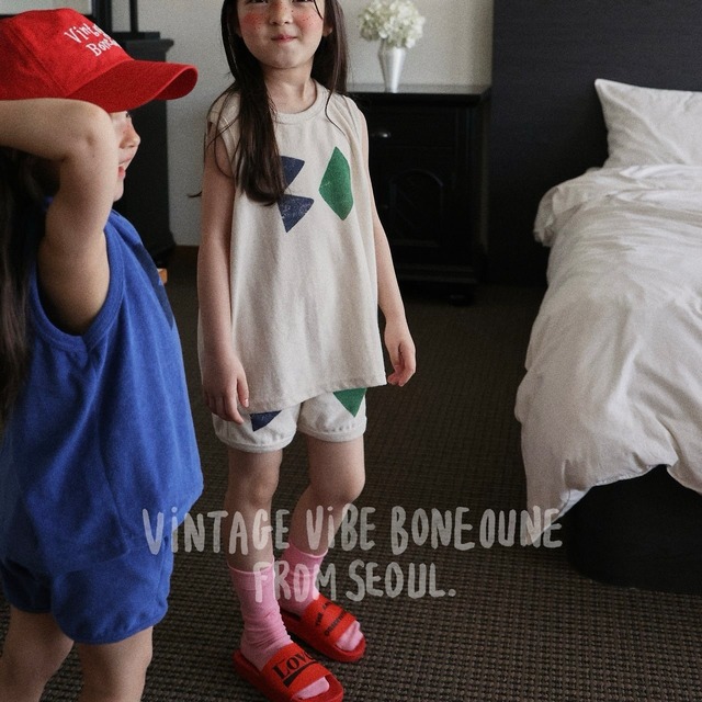 【予約】BO terry sleeveless/ boneoune（kids）