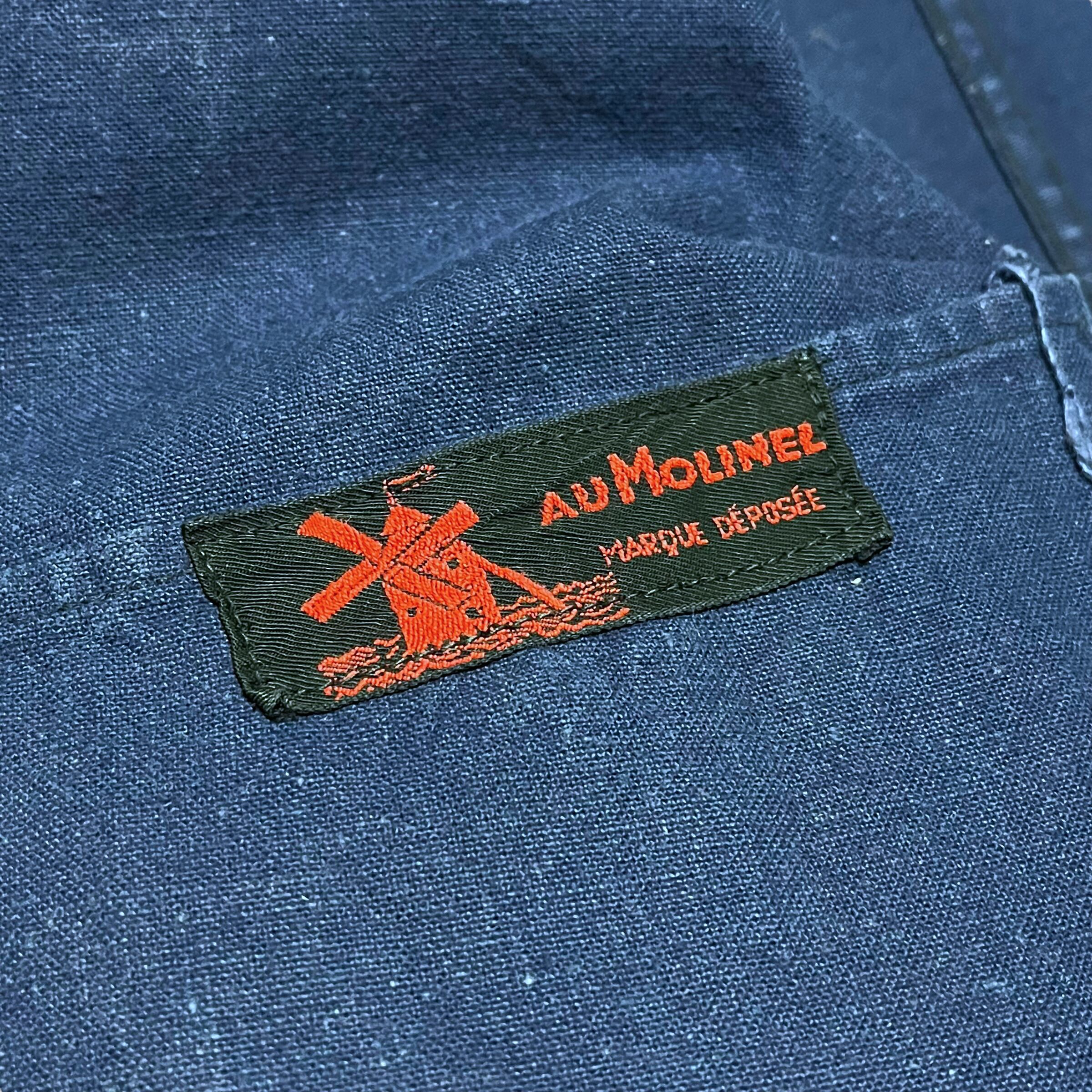 40-50s France Vintage Au Molinel Cotton Twill J