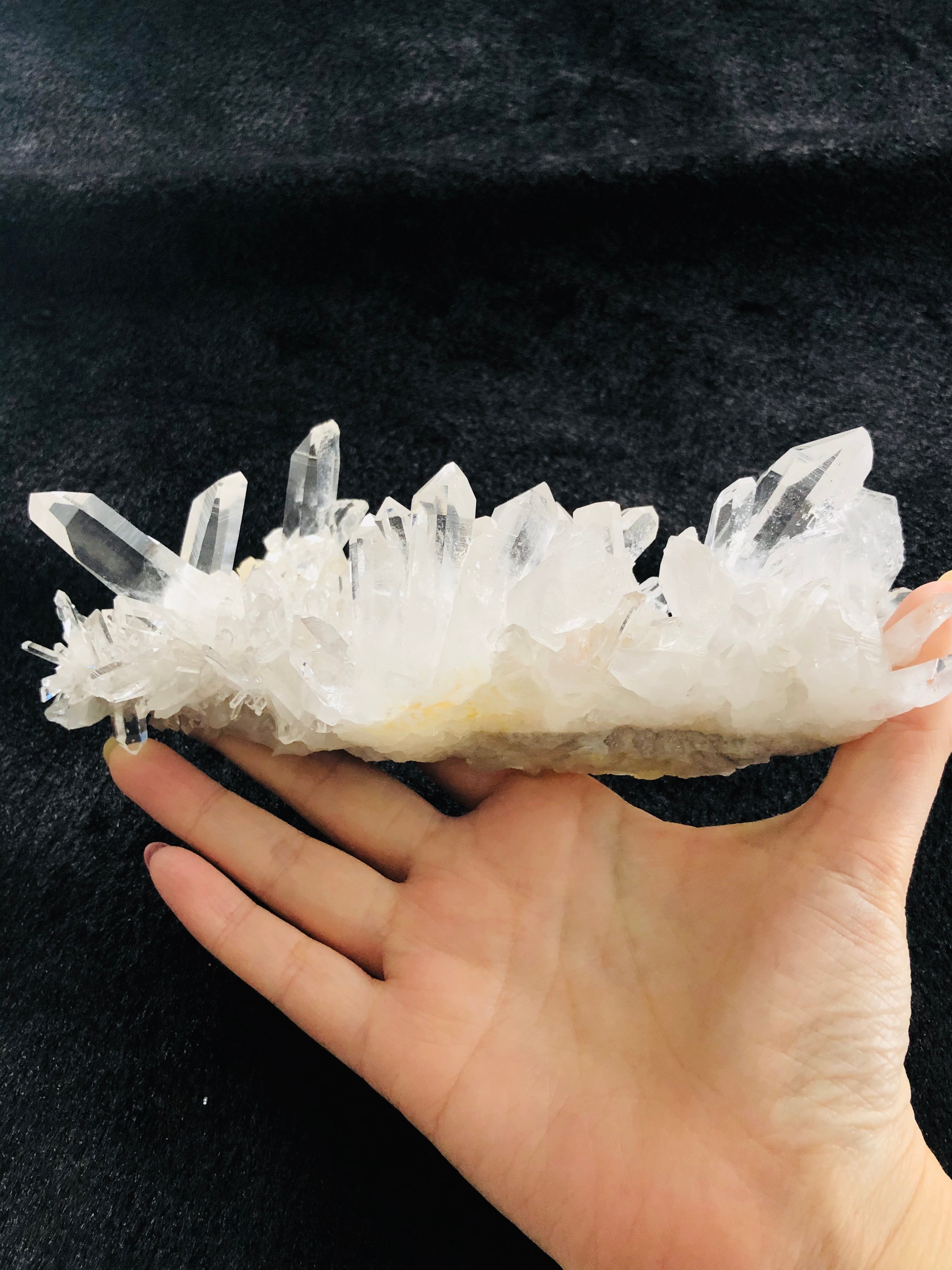 透明度抜群!アーカンソー州産水晶クラスター