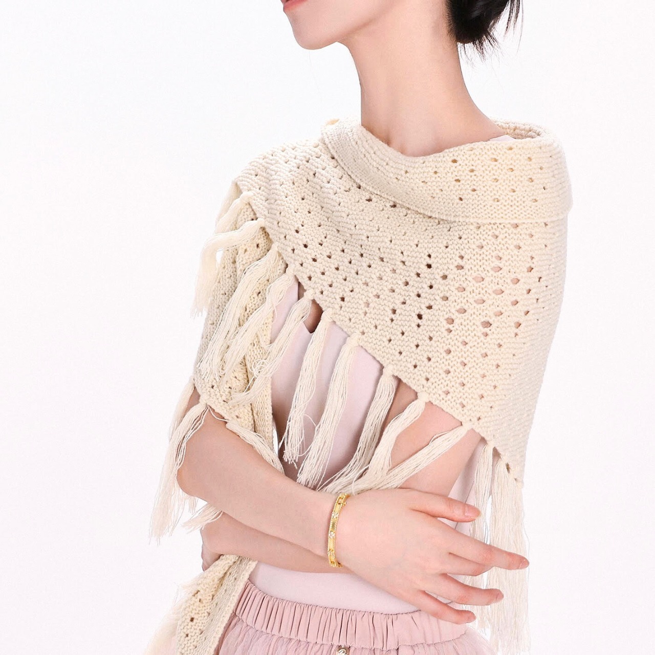 モフローブ ニットストール 2色展開 L1228