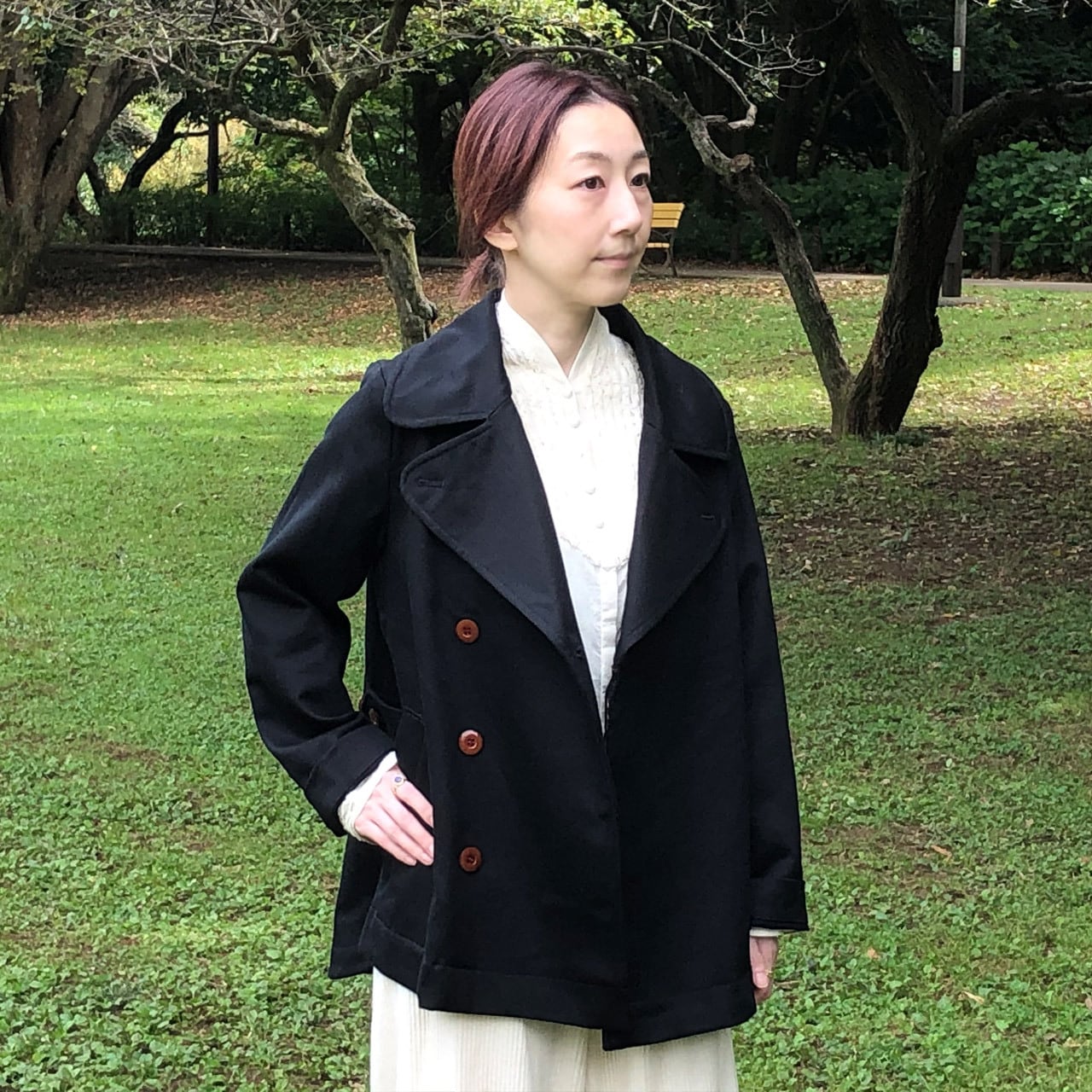 JK-317オーガニックコットンカルゼ　Pジャケット | オーガニックコットンのお洋服☆プラネード powered by BASE