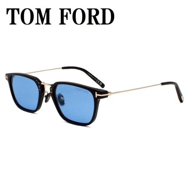 TOM FORD SUNGLASSES ASIAN FIT TF1042D 01V 52 BLUE BLACK トム 
