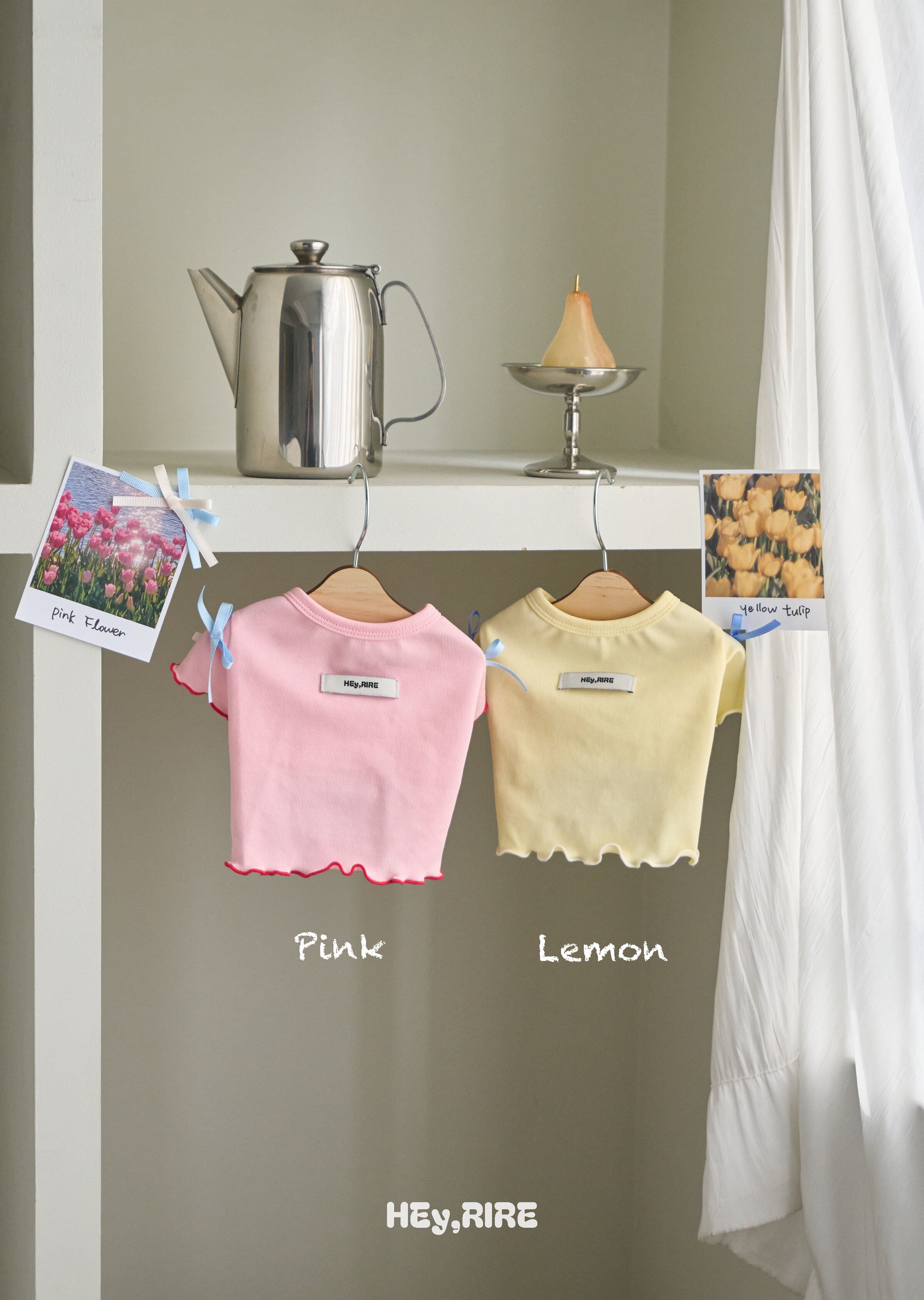 在庫確保済【HEy,RIRE】Blooming Ribbon Top (2color)