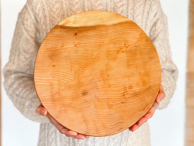 木のお皿、カッティングボード（大きな丸）7