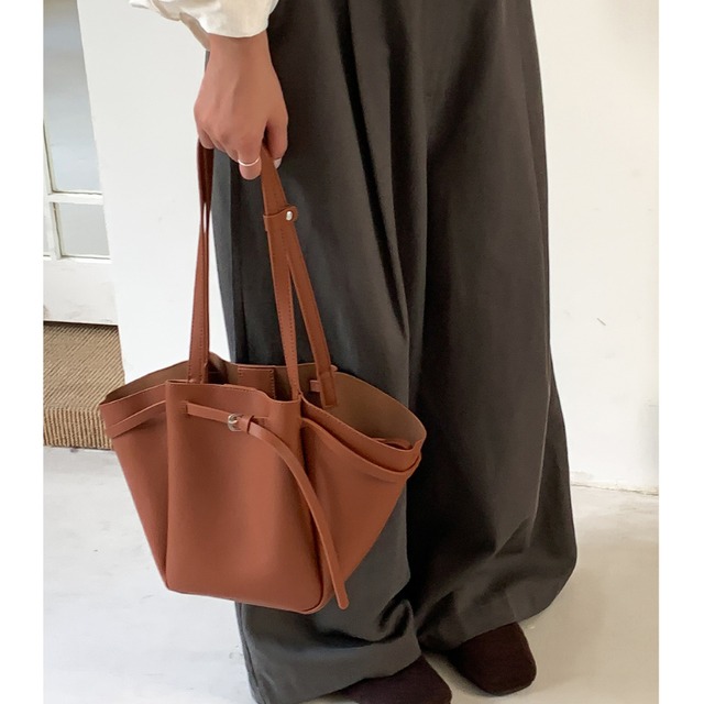 belted tote bag　J00171