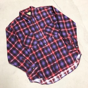 ⊕1980'S SGT'PEPER'S FLANNEL CHECK SHIRT