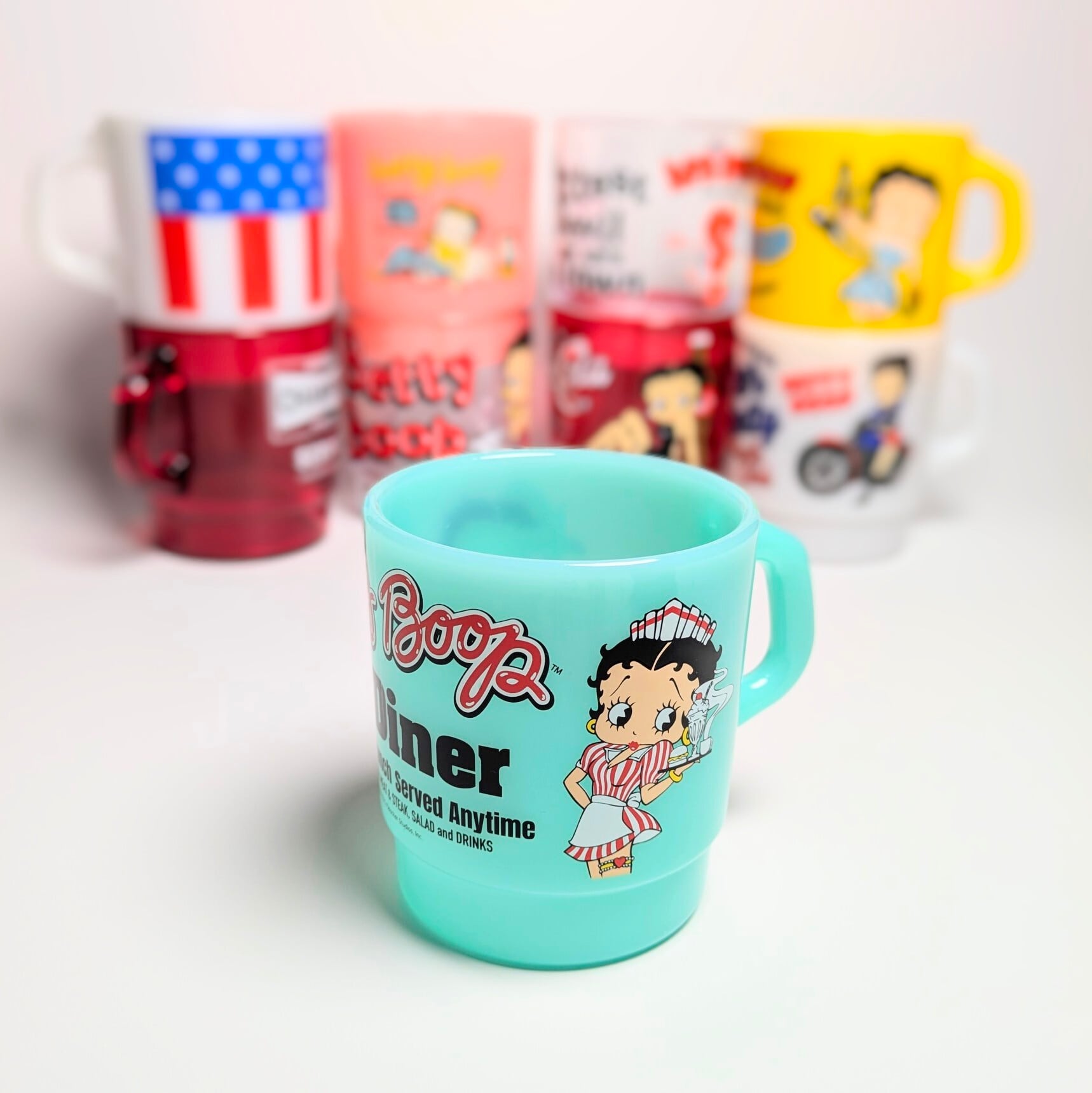 STACKING MUG / スタッキングマグ 積み重ねられるマグ 】 Betty Boop