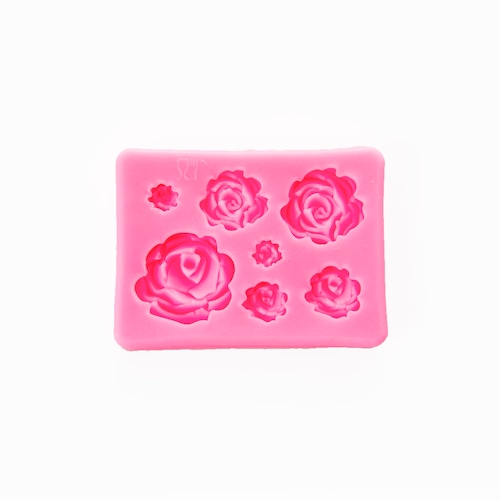 ローズモールド【フラワードームソープFlowerDomeSoap】ミニ、ハート使用品