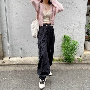 Cargo wide pants / black (6月上旬〜中旬頃発送予定)