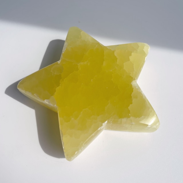 イエローカルサイト 星26◇Yellow Calcite◇パワーストーン・天然石