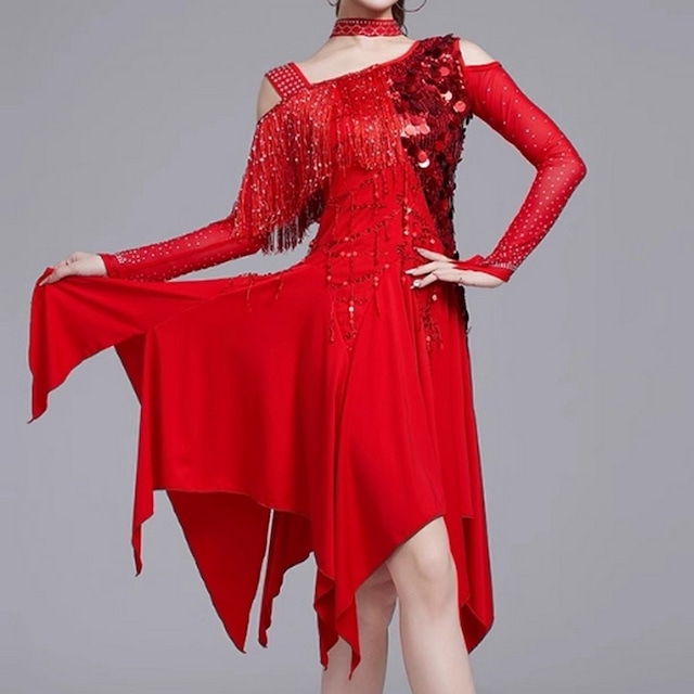 グリッターフロー・ラテンドレス ds0902