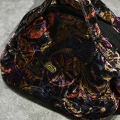 pattern velour bag