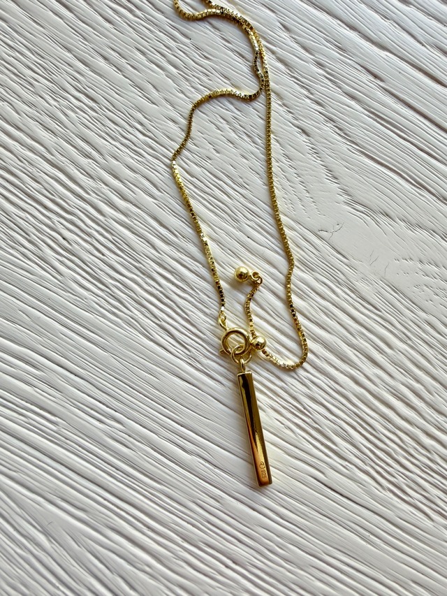 Valentine/scn-001-g Stick Charm Necklace (gold)