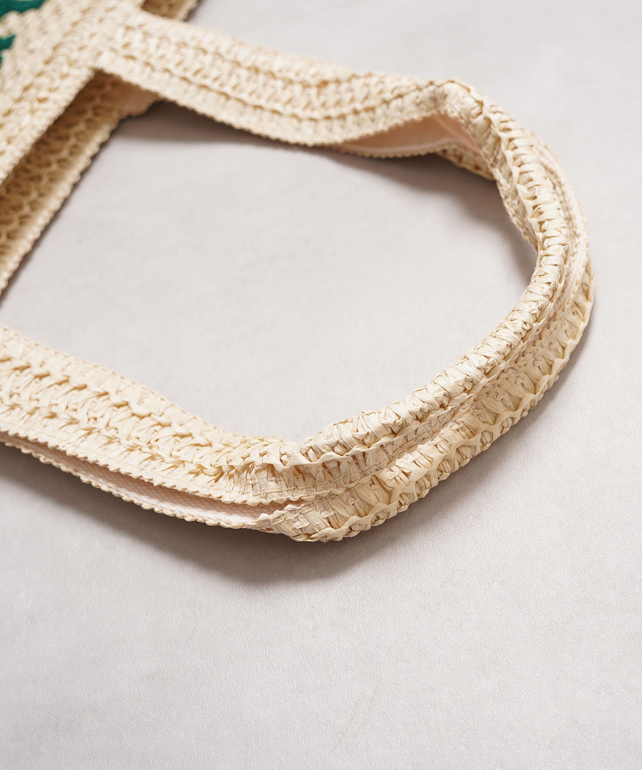 ◆サガラ刺繍 編み込み トートバッグ◆ch-25111
