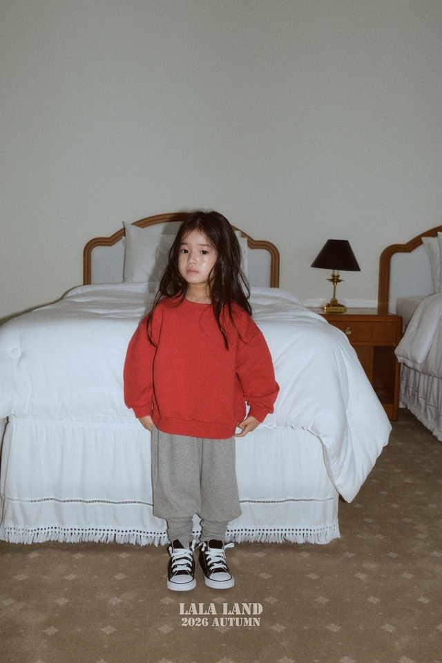 《予約》送料無料【lalaland】Round Panel Sweatshirt