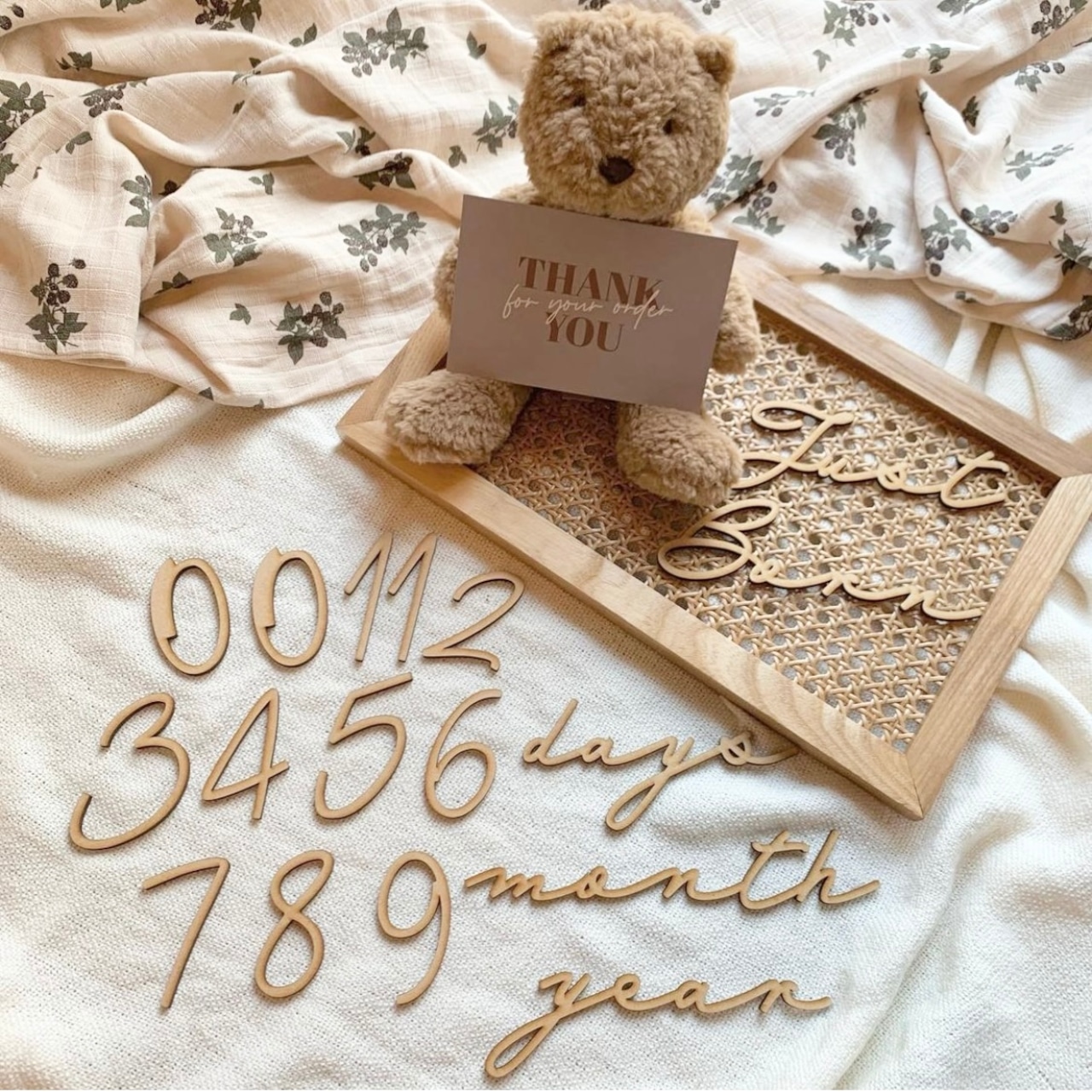 木製レターバナー | マンスリーフォトセット | C