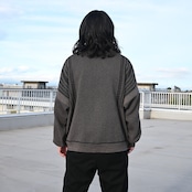 YASHIKI(ヤシキ)着回し抜群ハーフジップニット、普通に良いスラックスstyle2