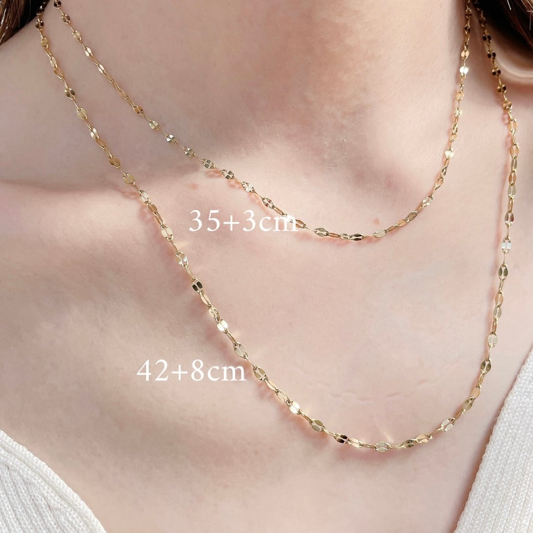 316L ペダルチェーンネックレス | HOTARU