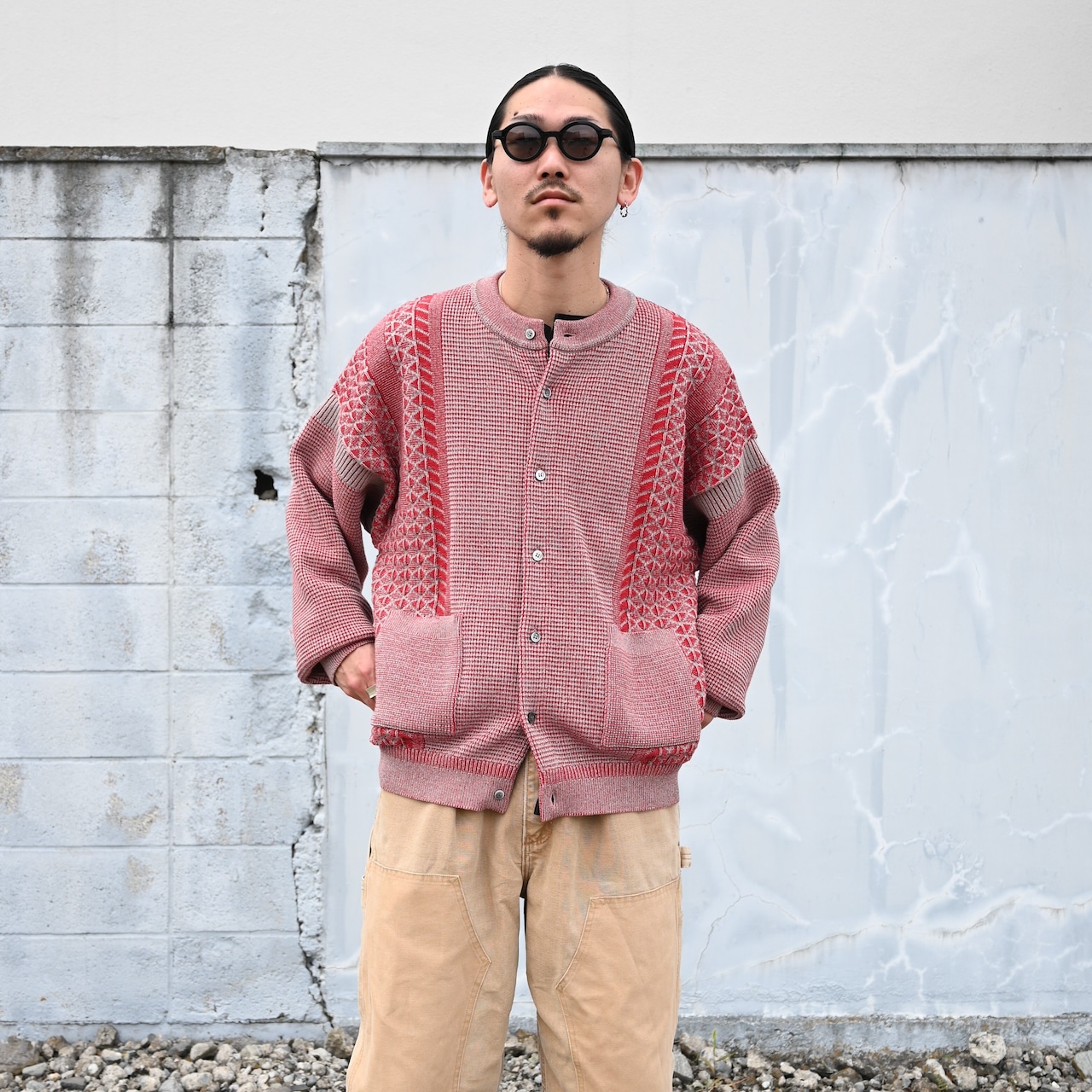 YASHIKI / GANKO別注 Ginka Cardigan(Yuki Momizi) style