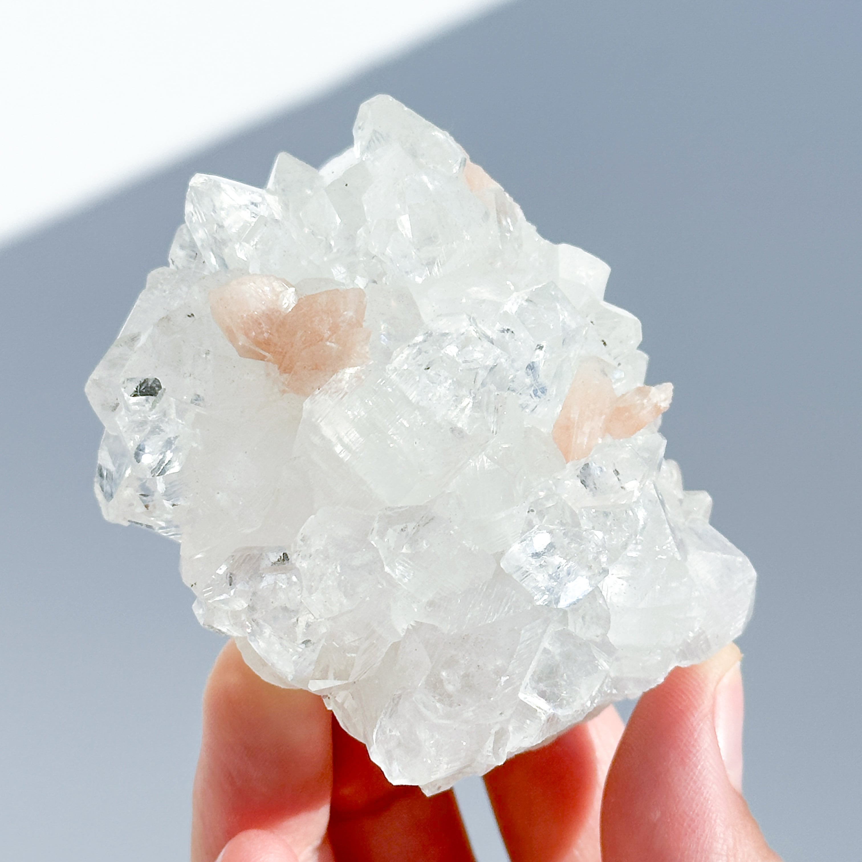 アポフィライト&スティルバイト原石57◇ Apophyllite & Stilbite ◇天然石・鉱物・パワーストーン