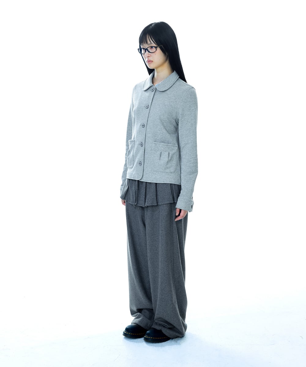 COYSEIO] PLEATS OVER WOOL PANTS GREY 正規品 韓国ブランド 韓国通販