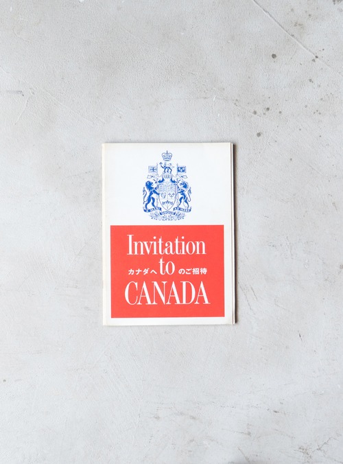 "Invitation to CANADA" 1960s Brochure book