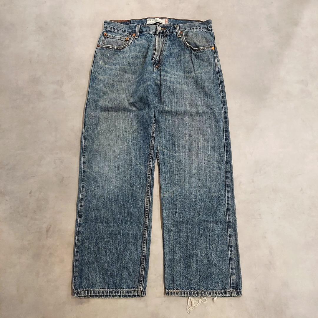 リーバイス559 Levis W33 ブルーデニム 青 00s ヒゲ 17145