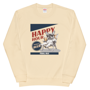 FREBULL BEER ユニセックス クルーネック スウェット (4colors) P00441