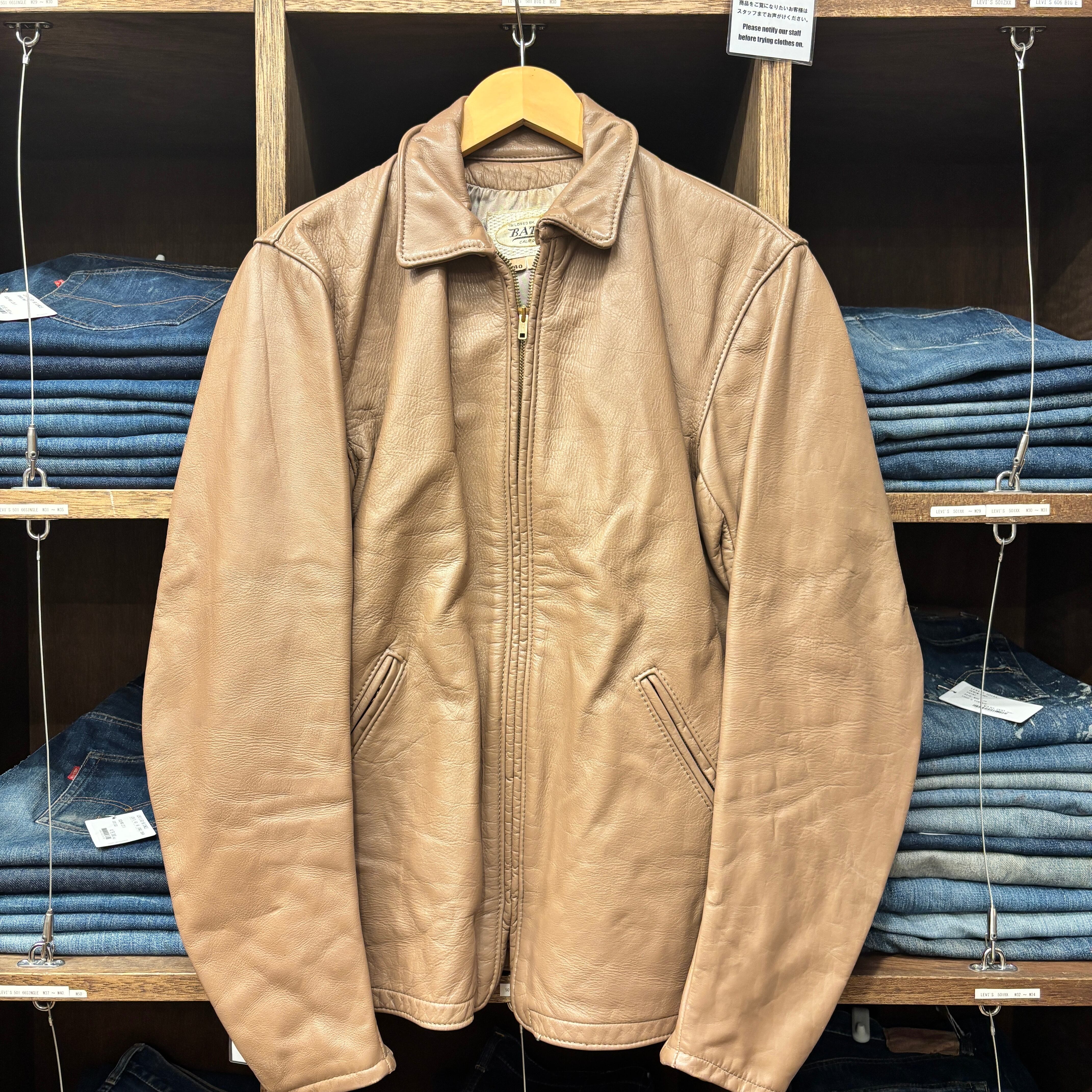 1960'S BATES F/Z LEATHER JACKET | safarionline