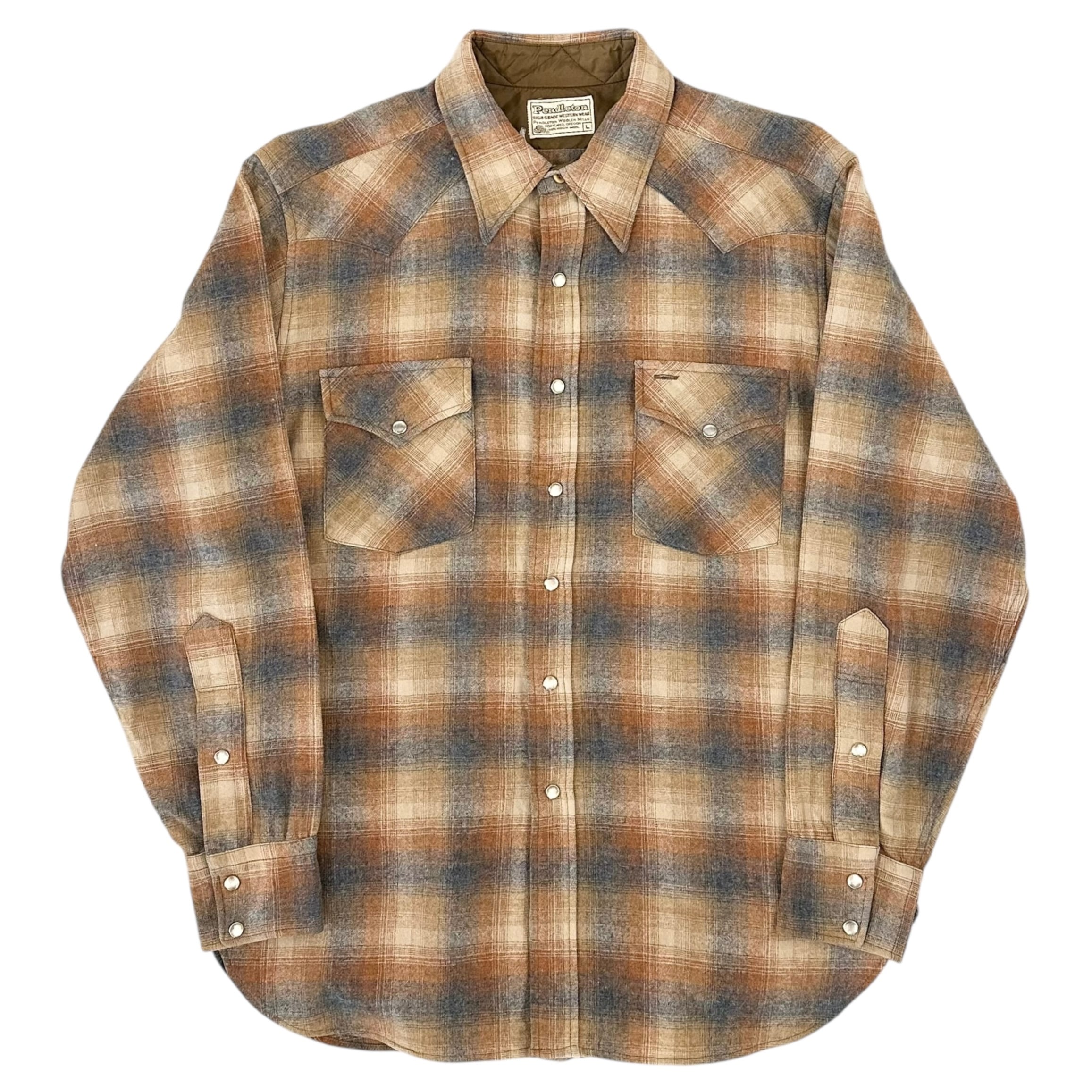 70's PENDLETON WESTERN SHIRT BROWN | BerBerJin Yuhodo