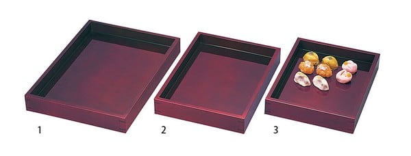重箱 おせち 三段重 木製扇面花丸松竹梅蒔絵 溜内朱 6.5寸 20cm 漆器