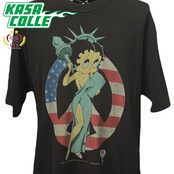 【BETTY BOOP】ベティブープ "自由の女神" 90's Vintage Tシャツ XL
