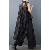 レース ロング ジレ  30201