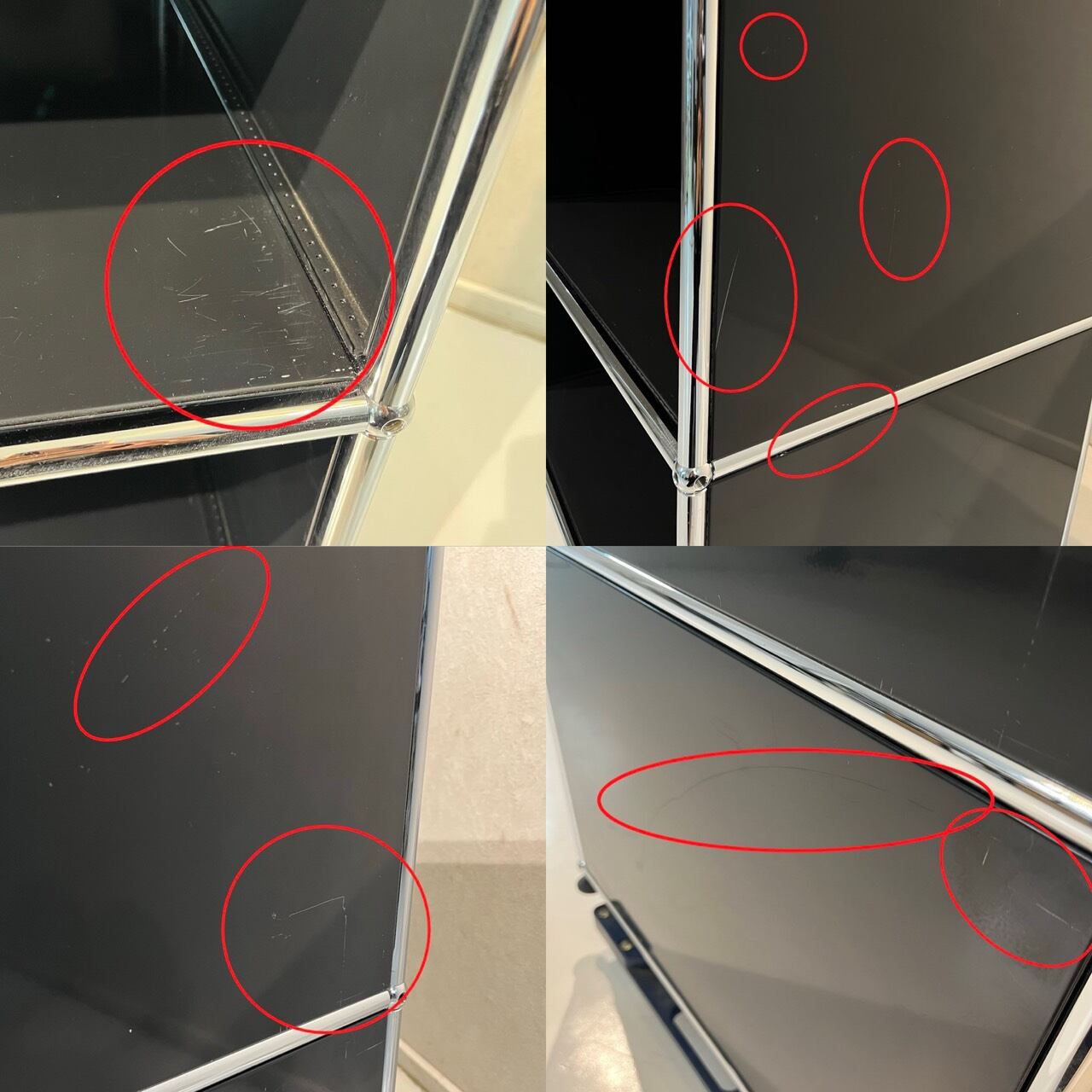 USM Haller ハラー キャビネット サイドボード 1列2段 ユニットラック