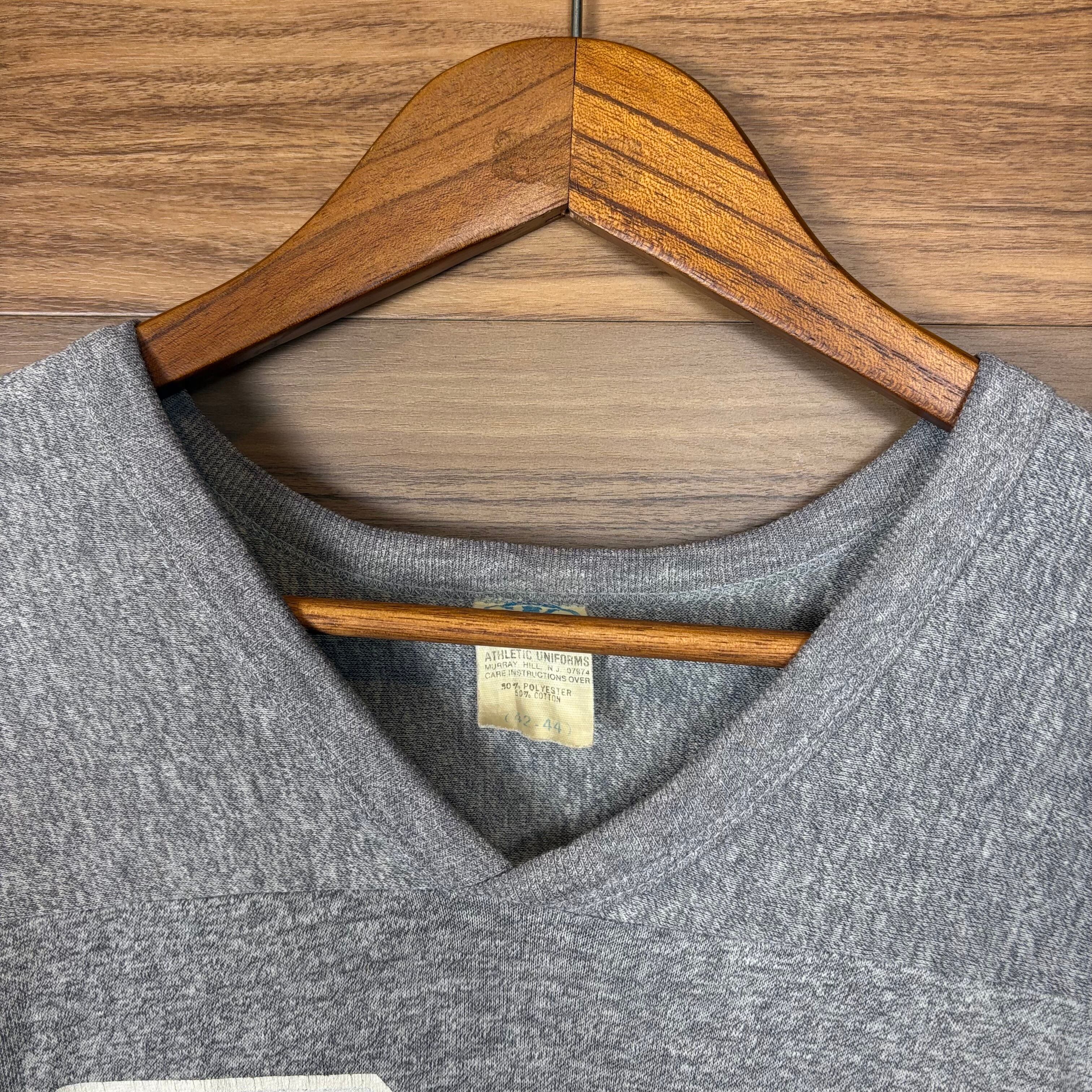 80s 霜降り Vネック 33 ゾロ目 ナンバリング T-sh Tシャツ サイズ 42
