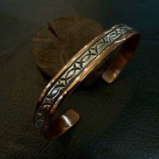 ランドンセカテロ(Landon Secatero) カッパー&シルバーコンビバングル