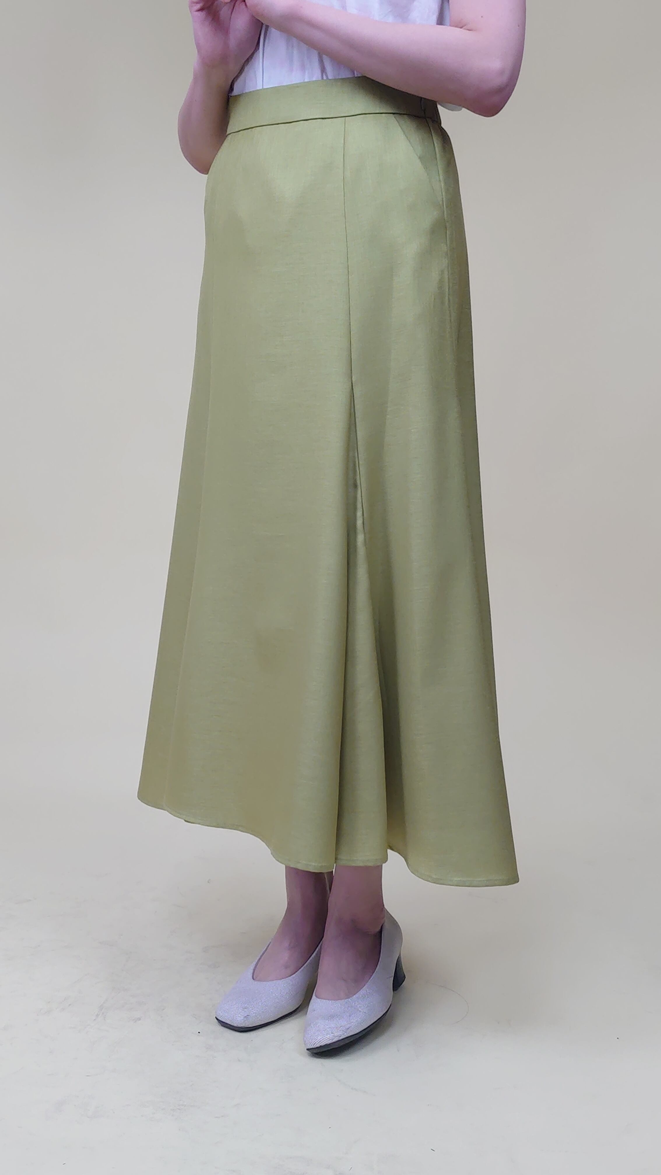 イタリア　高級生地　コットン100%   スカート　ワンピース　ヴィンテージ ☆イタリア 高級生地 コットン100% スカート ワンピース ヴィンテージ