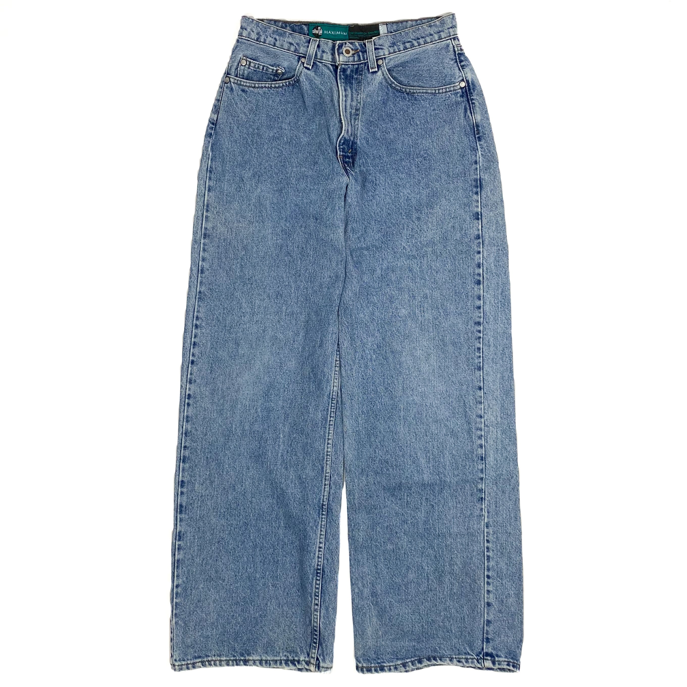 90年代 リーバイス Levi's SILVER TAB シルバータブ LOOSE ルーズ ブラックジーンズ デニムパンツ USA製 レディースL(w29) ヴィンテージ /taa000675