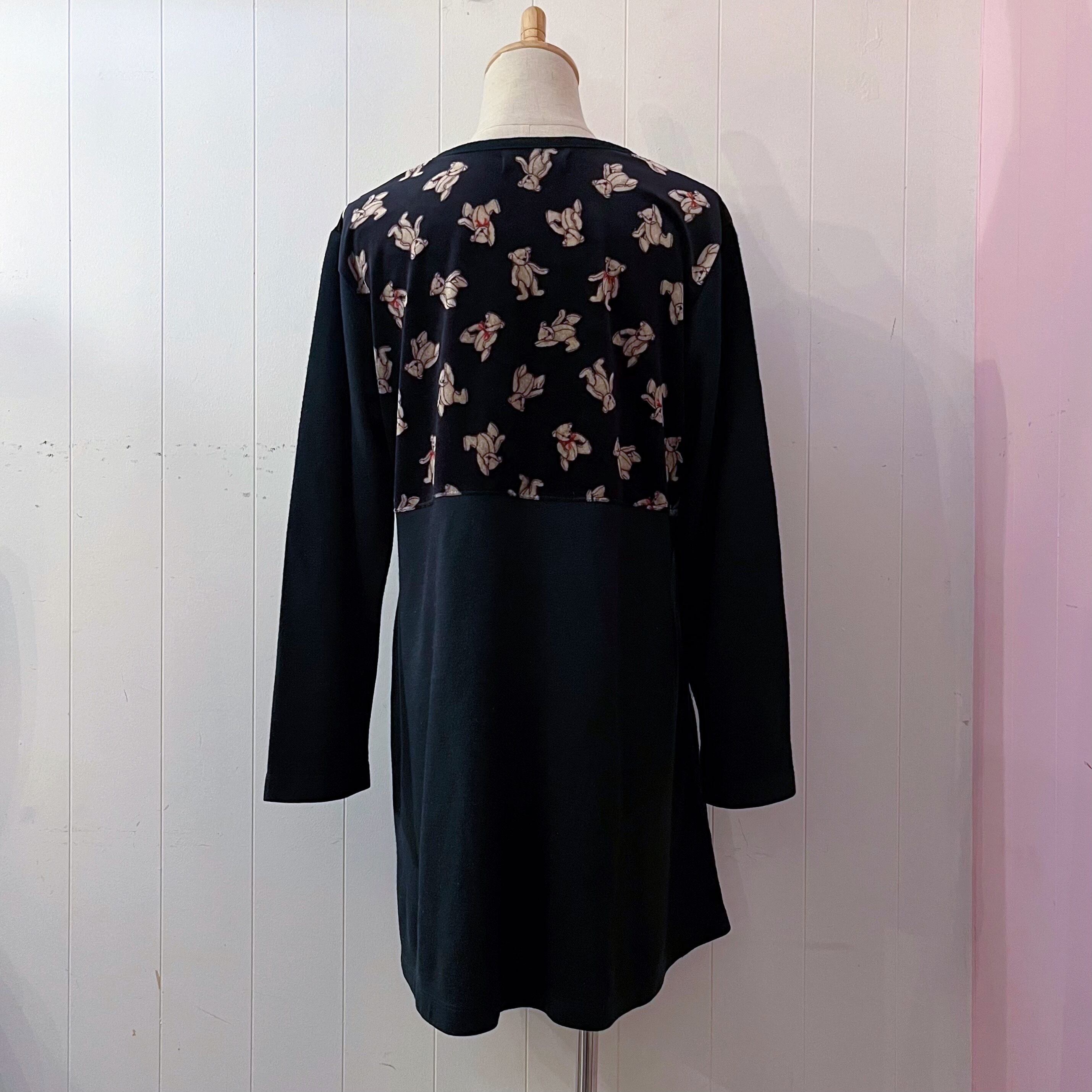 velours bear lale pocket tunic