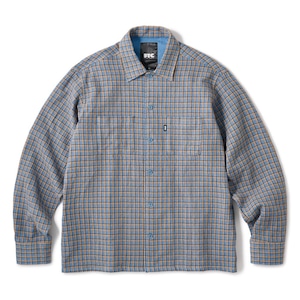 FTC / GAUZE PLAID SHIRT BLUE