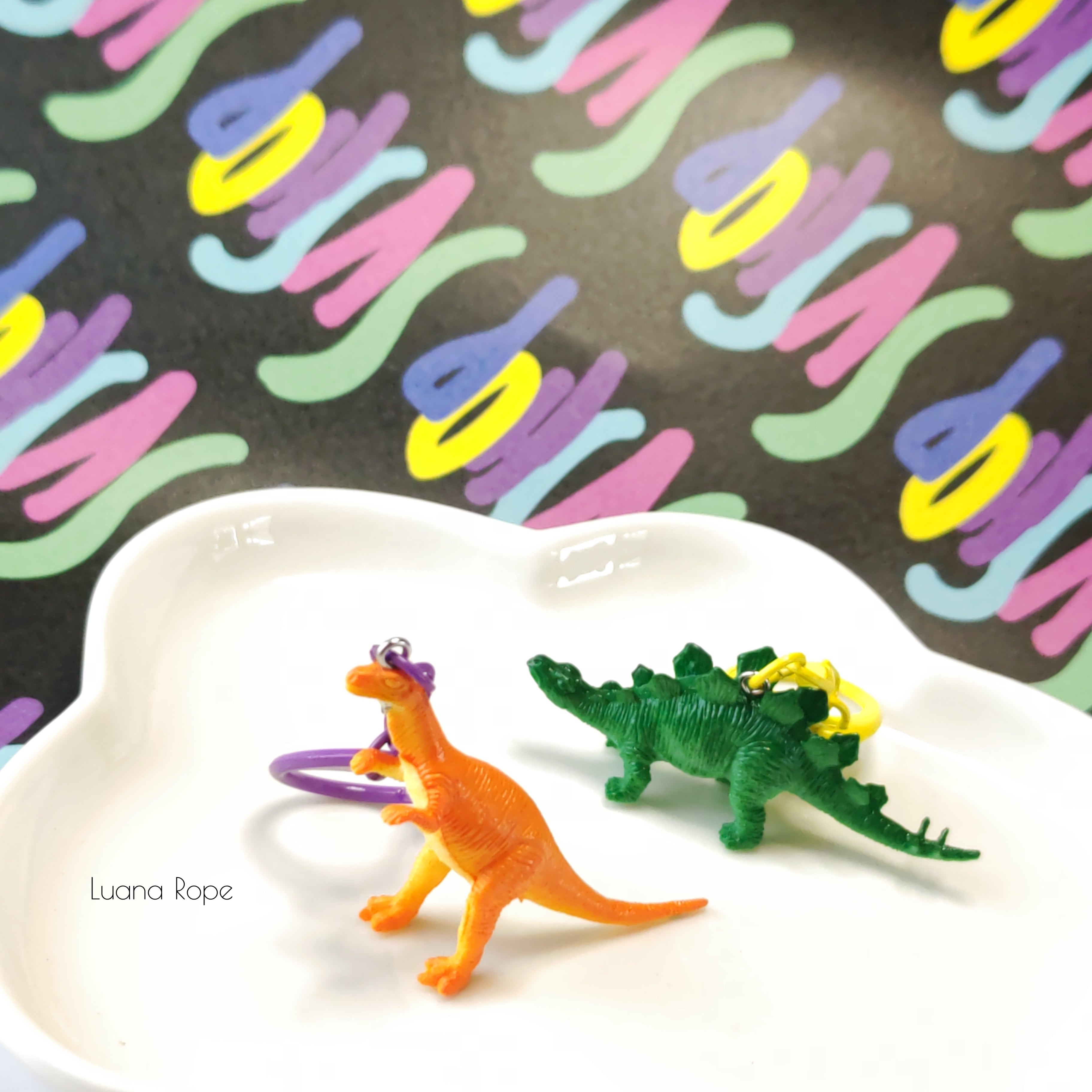 子供が喜ぶ♡ 恐竜 キーホルダー バッグチャーム | Luana Rope
